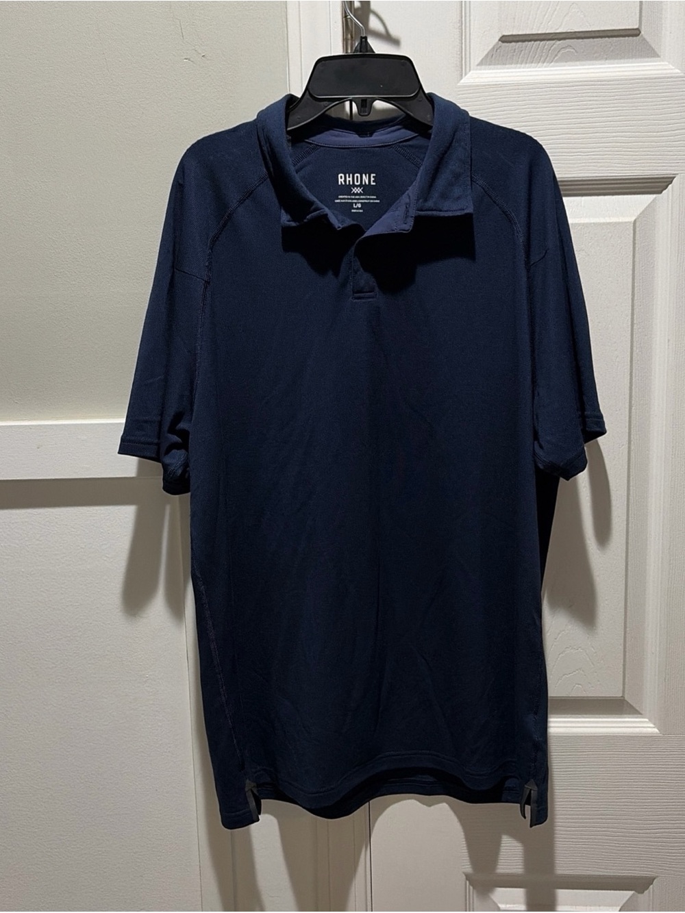 Rhone Men's Navy Polo Size Large